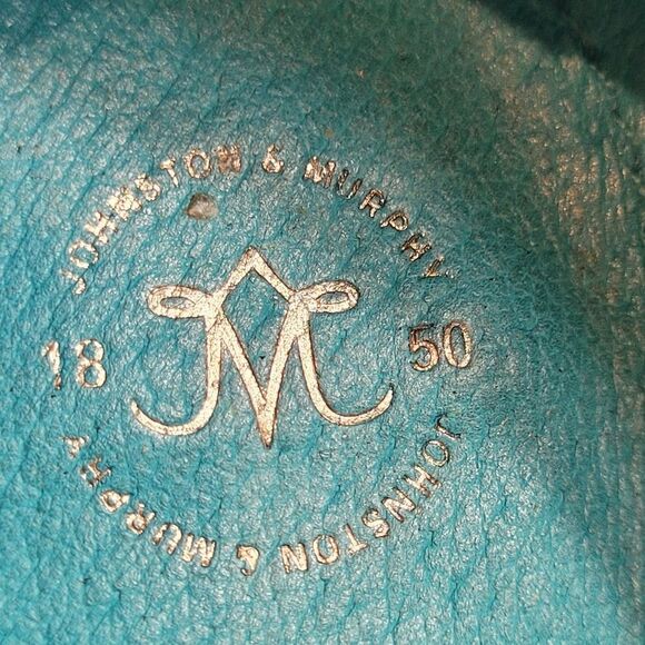 Johnston and Murphy 1850 Bree Perforated Suede Lace Up Kiwi Kid Size 6.5 - Picture 9 of 9